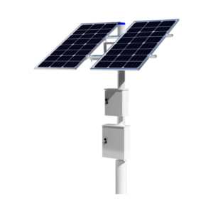 iSecure ICL-400W160AH12.8VSOLARSET - Includes 2 * 200w Monocrystalline Solar Panels with Mounting Frame + 1 * 160Ah LiFePO4 Rechargeable Solar Battery with Built-in MPPT Controller in a Weatherproof Cabinet + 1 * Camera Mounting Bracket