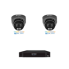 SPRO SPRODG8MPIPKIT1 4K 8MP IP CCTV KIT - Includes 1 * DHIPNVR04-A6-V2 NVR (without HDD) + 2 * DHIPD80/28LRG-M 4K 8MP PoE IP Dual-Light AI SMD Turret Cameras