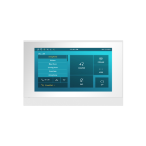 Akuvox C313W-W SIP PoE IP WiFi 7″ (7-Inch) Video Intercom Touchscreen Monitor - Bluetooth & WiFi - White Frame
