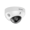 Hikvision DS-2CD2586G2-IS-2.8MM AcuSense Gen2 H265 4K 8MP PoE IP EXIR (30m) Ultra-Low-Light (0.003 Lux Colour) 120dB True-WDR Weatherproof Vandalproof Mini Dome (Wedge / Hockeypuck) Camera with 2.8mm Fixed Lens and Built-In Audio Mic