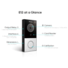 Akuvox E12W Compact Stylish 2MP 1080P PoE IP Wireless Outdoor Video Intercom Unit - Complies with SIP & ONVIF - IP65 Rated - Built-in Mifare Card-Reader - NFC - Single Relay Output - Wiegand Output 