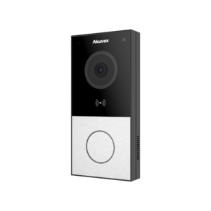 Akuvox E12W Compact Stylish 2MP 1080P PoE IP Wireless Outdoor Video Intercom Unit - Complies with SIP & ONVIF - IP65 Rated - Built-in Mifare Card-Reader - NFC - Single Relay Output - Wiegand Output 