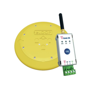 Microtech Designs eLoop EL00C-KIT Commercial 433MHz Wireless Vehicle Detection Kit - Includes 1 * EL00C eLoop Commercial (Exit Mode) + 1 * e-Trans 50 Transceiver + 2 * Dyna Bolts - EXIT Mode - Battery Operated - Up to 50m Range