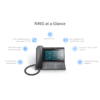 Akuvox R49G PoE IP Android Desktop Intercom Desktop Phone with Handset - 7" (7-Inch) Touchscreen - Built-in 2MP Camera - Supports Third-Party Apps - Built-in WiFi + Bluetooth