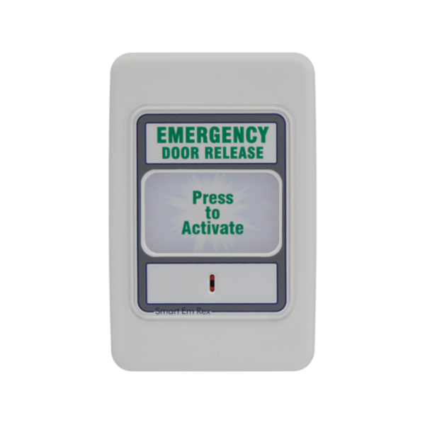 Trojan Smart Em Rex® Emergency Exit / Door Release Unit - Used in Electronic Access Control - Backlit - Supports 9~16VDC Input - 2 Sets of N/C Outputs