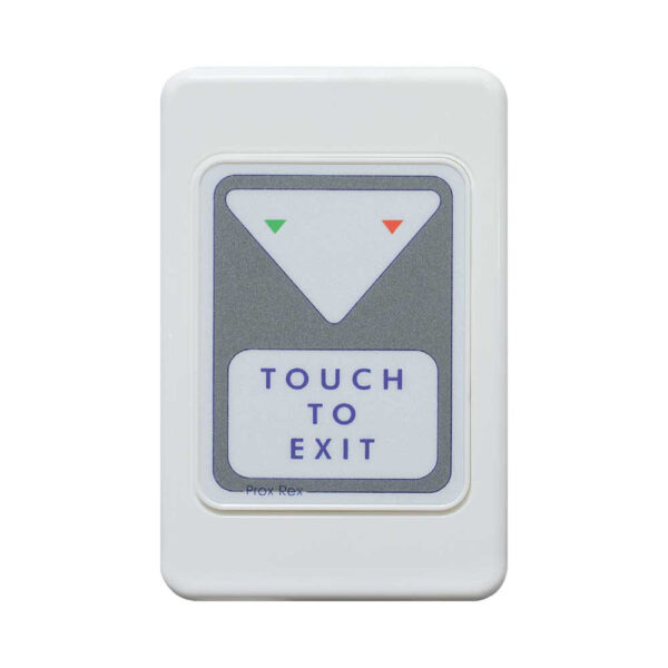 Trojan Prox-Rex® Touch To Exit / Request To Exit Unit - Used in Electronic Access Control - Supports 9~16VDC Input - 2 Sets of N/O & N/C Outputs