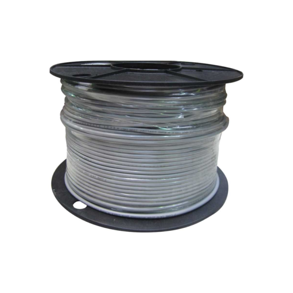 Huier 60126 7-Core Shielded Screened Reader Security Cable - Gray Sheath - 0.5mm Copper - 250m Length On A Plastic Reel