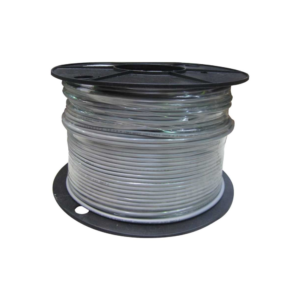 Huier 60127 7-Core Shielded Screened Reader Security Cable - Gray Sheath - 0.5mm Copper - 100m Length On A Plastic Reel