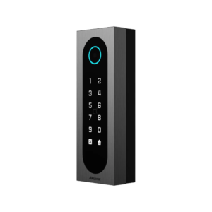 Akuvox A08S IP65-Rated Weatherproof PoE IP Standalone Compact Access Control Unit - Built-in Touch Keypad + Dual-Frequency Card-Reader (125KHz EM + 13.56MHz Mifare) - Supports NFC + QR Codes Control - Supports Wiegand