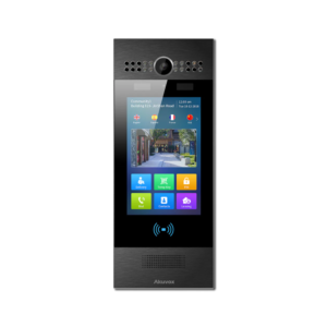 Akuvox R29C-L 2MP Dual-Camera Android PoE IP IR H264 Outdoor 4G / LTE Video Intercom Unit with 7" Touchscreen Panel – AI Face Recognition - Complies with SIP & ONVIF – IP65 & IK06 Rated – Built-in EM + Mifare Card-Reader  – Relay Output – Supports RS485 & Wiegand