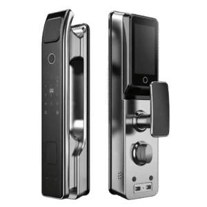 Akubela Smart-Lock SL50 AI Battery-Powered WiFi Smart-Lock - Multiple Opening Methods - Built-in 2MP HD Camera + Motion Detector - Built-in Doorbell - Integrable with Smart Home Systems