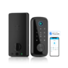 iSecure T1-TT-BLE-DB-BN Battery-Powered Smart-Lock - Deadbolt - Access by TTLock App, Fingerprint, Keypad, Mifare - Black Colour - Suitable for Door Thickness 35~55mm