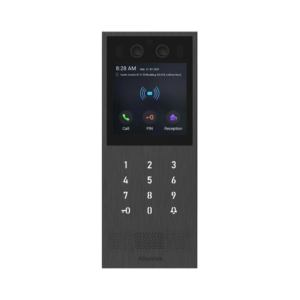 Akuvox X912S 2MP PoE IP IR H264 Weatherproof Vandal-Resistant Video Intercom Unit with 4" Display Panel with Tough Keypad – Face Recognition - Complies with SIP & ONVIF – IP65 & IK10 Rated – Built-in Mifare & EM Card-Reader  – Three Relay Output – Supports RS485 & Wiegand