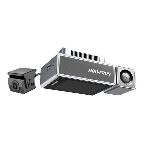 Hikvision AE-DC8222-C8PRO(4K)(2CH) 4K 8MP Vehicle Dashcam - Built-in Mic + Speaker - Built-in WiFi + G-Sensor Module - Supports ADAS - Includes a Rear-Facing Second 1080P Resolution Dashcam
