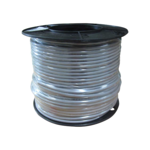 Huier 60173 6-Core 3-Pairs LAN Cable - Grey Colour - 100m Length On A Plastic Reel