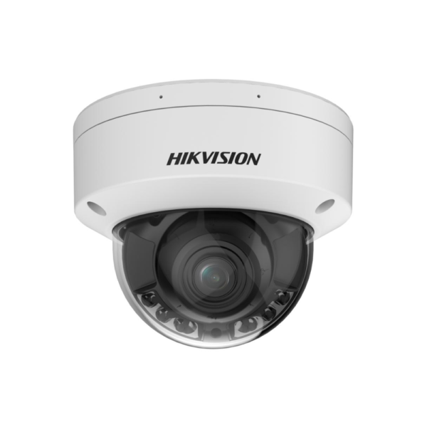 Hikvision DS-2CD3767G3T-LIZSUY Ultra-series Deep-Learning AI (Artificial Intelligence) 6MP PoE IP Smart Hybrid Light (40m IR + 40m White-Light) 130dB AWDR Weatherproof Vandalproof Dome Camera with 2.7~13.5mm Motorized Zoom Lens - NEMA4X Anti-corrosion Coating