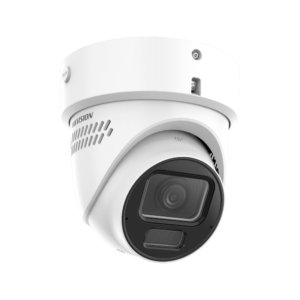 Hikvision DS-2CD3H67G3-LIZSUY/SL Ultra-series Active-Deterrence Deep-Learning AI (Artificial Intelligence) 6MP PoE IP Smart Hybrid Light (40m IR + 40m White-Light) 130dB AWDR Weatherproof Eyeball Turret Camera with 2.7~13.5mm Motorized Zoom Lens - Built-in Audio Mic + Speaker + Strobe + Siren - NEMA4X Anti-corrosion Coating