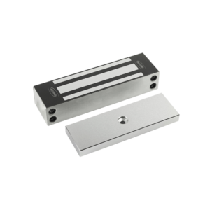 OneTop EM5000S Outdoor-Rated Weather-resistant Stainless-Steel Electronic Magnetic Lock - Side Mounted - 12VDC / 24VDC - 680Kgs Holding Force - Lock Status Sensor Monitoring