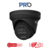 HiLook IPC-T363H-MU-BLK-2.8MM Pro-series AcuSense / IntelliSense H265 6MP PoE IP Smart-Hybrid-Light (30m IR + 30m White-Light) Full-Colour 120dB True-WDR Weatherproof Eyeball Turret Camera with 2.8mm Fixed Lens - 119.6° Wide Angle View - Built-in Audio Mic