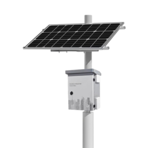 iSecure ICL-300W150AH12.8VSOLARSET - Includes 1 * 300w Monocrystalline Solar Panel with Mounting Frame + 1 * 150Ah LiFePO4 Rechargeable Solar Battery with Built-in MPPT Controller in a Weatherproof Cabinet + 1 * Camera Mounting Bracket