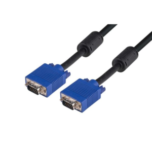 Dynamix C-VDDCBK-MM10 10m VESA DDC1 & DDC2 VGA Male/Male Cable - Molded - BLACK Colour - Coaxial Shielded
