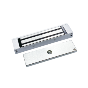 OneTop CCW30S DSS Single Door Surface-Mount Electromagnetic Lock - Micro / Mini Size - 12VDC/24VDC Powered - 165KGs Pull Force - Supports Monitoring (Lock Status Sensor & Door Status Sensor) - Anti-corrosion Plating
