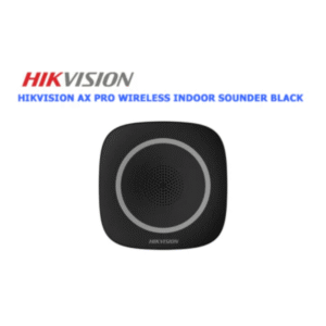 Hikvision DS-PS1-I-WB-BLK 433MHz Battery-Operated Indoor / Internal Wireless Siren - BLACK Colour - Max 110dB - To Work with AX Pro Hub