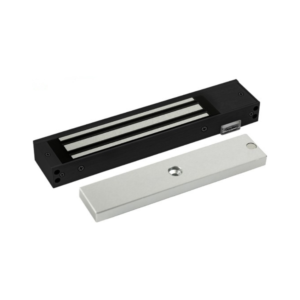 OneTop EM3500 DSS BLK Single Door Electromagnetic Lock – BLACK – 12VDC/24VDC Powered – 280KGs Pull Force – Supports Monitoring (Lock Status Sensor & Door Status Sensor) – Anti-corrosion Plating