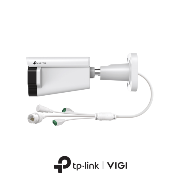 TP-Link VIGI InSight S345ZI AI H265 4MP PoE IP IR (60m) 120dB True-WDR Weatherproof Bullet Camera with 2.7~13.5mm Motorized Zoom Lens - Built-in Mic - Alarm In/Out + Audio In/Out Interfaces