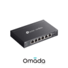 TP-Link Omada ES206GP 6-Port Gigabit Ethernet Easy Managed Network Switch with 4 * PoE+ Ports + 2 * GbE LAN Ports - 65w PoE Power Output - Centralized Cloud Management Via Web OR Omada App