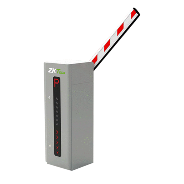 ZKTeco ProBG3030L/R-LED-W Straight Boom Barrier Gate - Vehicle Access Control - 3m Straight Telescopic Boom Barrier Arm Included - Chassis & Boom with LED 