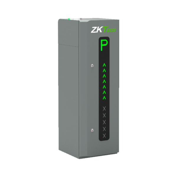 ZKTeco ProBG3030L/R-LED-W Straight Boom Barrier Gate - Vehicle Access Control - 3m Straight Telescopic Boom Barrier Arm Included - Chassis & Boom with LED 