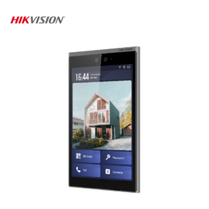 DS-KD9633-WBE6 Ultra-series Wireless IP Face-Recognition Intercom / Access Control Terminal - 10.1" Touchscreen - IP65 Rated - 2MP Wide-angle Dual-lens - Built-in MiFare Card-Reader + Fingerprint Reader + QR-Code Reader + Face-Recognition