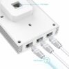 TP-Link Omada EAP655-Wall AX3000 Wall-Plate WiFi 6 Access Point - Dual-Band (5GHz + 2.4GHz) - Up To 3Gbps - PoE Input & PoE Output