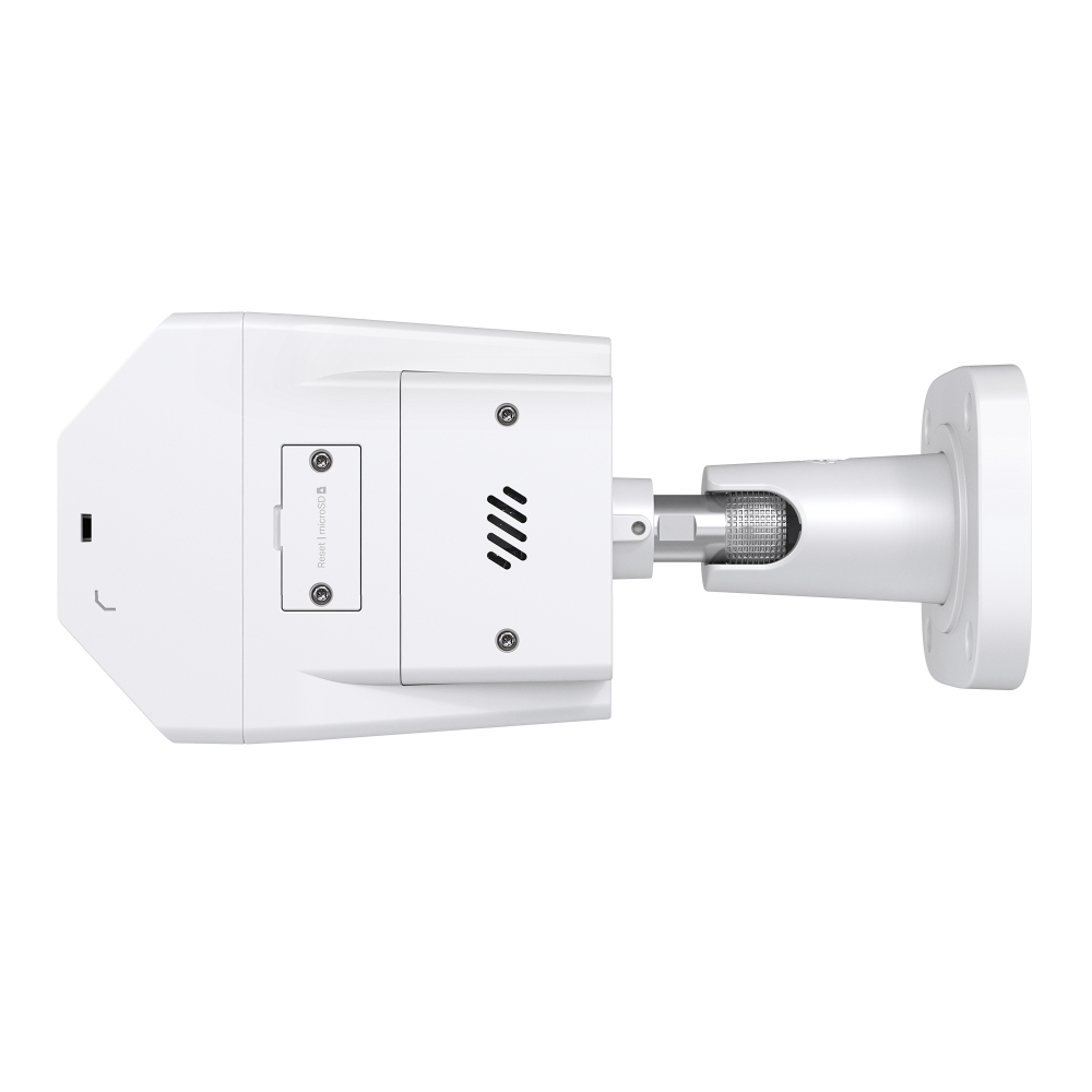 TP-Link VIGI InSight S385DPS H265 4K 8MP ColorPro Ultra-Low-Light Active-Deterrence AI PoE IP Smart-Dual-Light (IR & Warm White Light up to 50m) 120dB True-WDR Weatherproof Bullet Camera with 180° Panoramic View - Red & Blue Warning Lights - 2-Way Audio