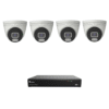 Raysharp RS5MPIPCCTVKIT2 5MP IP CCTV Kit # 2 with 1 * RS-N2104HR-PR 4-CH NVR (without HDD) + 4 * RS-CH356M4MJG-HALTF-LFW28PW 5MP All-in-One IP Turret Cameras