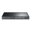 TP-Link TL-SG1218MPE Jetstream 16-Port Gigabit Ethernet Easy Smart Network PoE Switch with 16 * GbE PoE+ Ports + 2 * GbE LAN Ports + 2 * Combo SFP Slots - 250w PoE Power Output - Web-Management