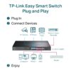 TP-Link TL-SG1218MPE 16-Port Gigabit Ethernet Easy Smart Network PoE Switch with 16 * GbE PoE+ Ports + 2 * GbE LAN Ports + 2 * Combo SFP Slots - 250w PoE Power Output - Web-Management