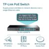 TP-Link TL-SG1428PE 28-Port Gigabit Ethernet Easy Smart Network PoE Switch with 24 * GbE PoE+ Ports + 2 * GbE LAN Ports + 2 * Combo SFP Slots - 250w PoE Power Output - Web-Management