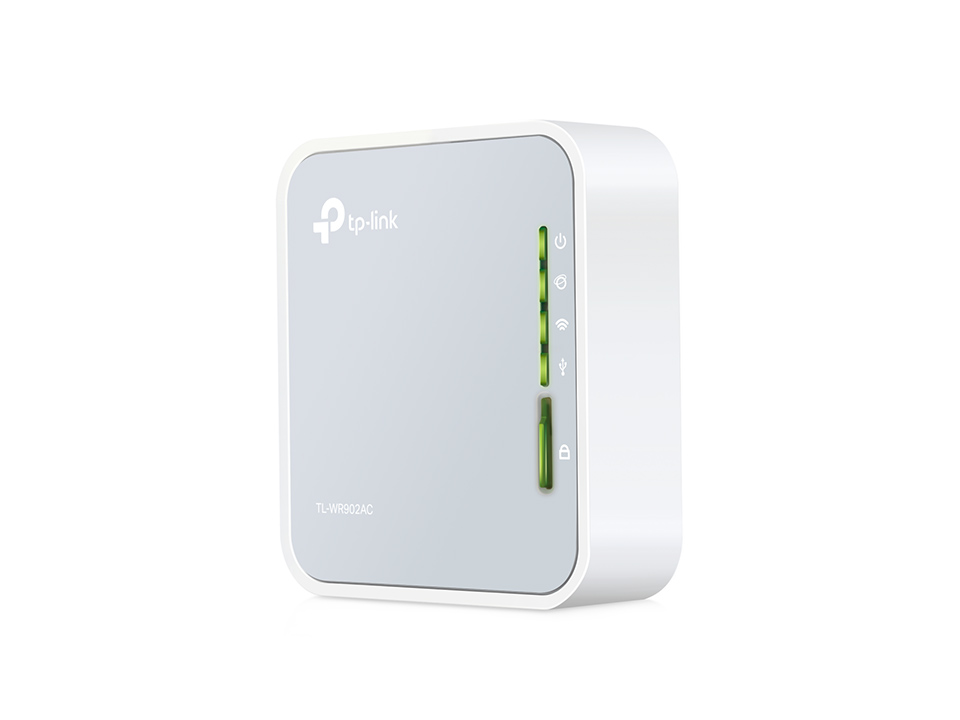 TP-Link TL-WR902AC 750Mbps Dual-Band Wireless Portable Travel Router - Supports Router / Repeater / Client / AP / Hotspot Functions