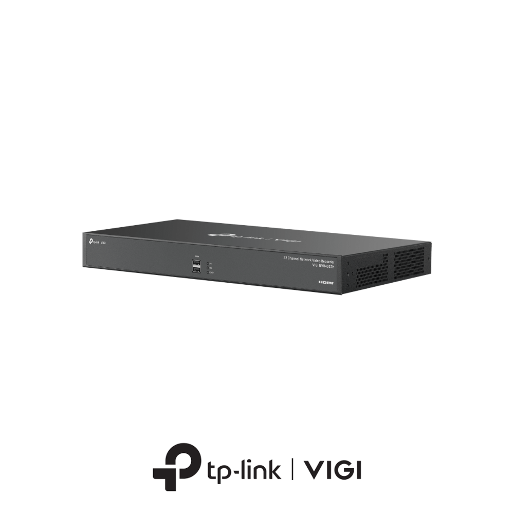 TP-Link VIGI NVR4064H 4K 1.5U 64-Channel Non-PoE Rackmount NVR - Without HDD - 2* GbE LAN Ports