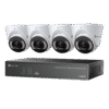TP-Link VIGI NK4P-T4425-2T CCTV Kit - Includes 1 * 4CH 4x PoE NVR with 2TB HDD + 4 * 4MP Smart-Dual-Light Full-Colour Active-Deterrence 2-Way Audio Weatherproof Eyeball Turret Cameras