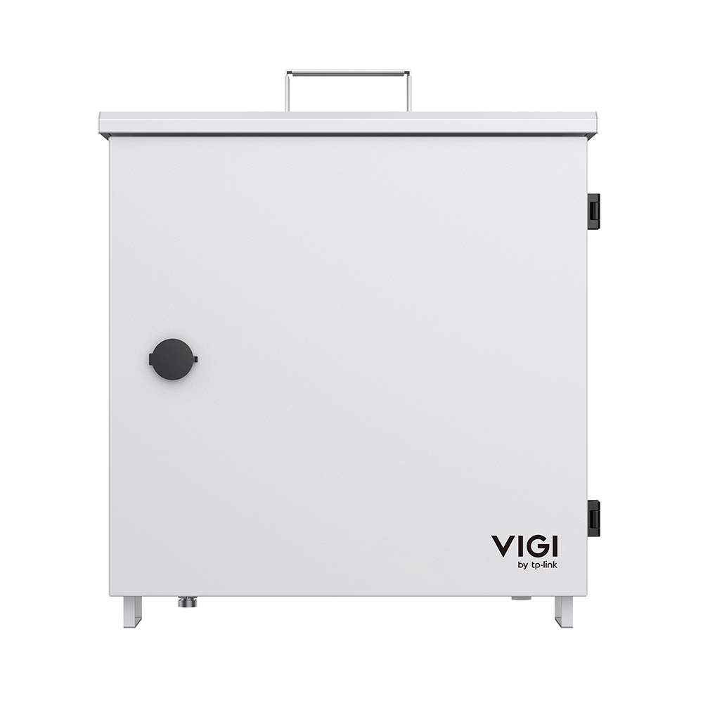 TP-Link VIGI PS90 Solar 93.6Ah / 1024.92Wh Replaceable Automotive-Grade Lithium Battery in Weatherproof Cabinet - MPPT Controller Included - Weatherproof - Remote Management*