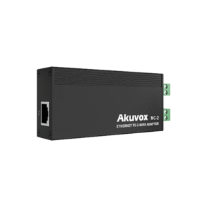 Akuvox NC-2 2-Wire IP Network Adapter - Supports 2-wire Input (Powered By 48VDC PSU OR Akuvox NS-2) and 48VDC PoE Output
