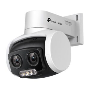 TP-Link VIGI C540V EasyCam LightPro 4MP AI Smart-Dual-Light (30m IR + 30m White-Light) Full-Colour Dual-Lens (1* 4mm + 1* 8mm) PoE IP Weatherproof PT (Pan + Tilt) Auto-Tracking Camera - 2-Way Audio + Active-Deterrence