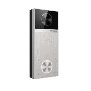 Hikvision DS-KV6114-MWBE1 Wireless (WiFi 6) PoE IP Video Intercom Outdoor Calling Station / Doorbell - 4MP 150° Wide Angle Camera - Built-in Mifare Card Reader - Can Work Standalone - PoE Powered OR 12VDC Powered