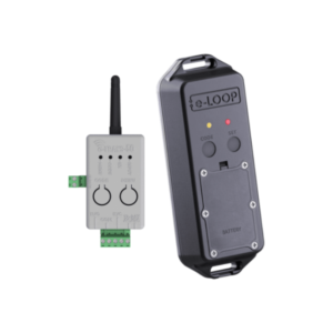 Microtech Designs EL00PM-V4-KIT 433MHz Wireless Vehicle Detection Post Mount Kit - Includes 1 * EL00PM-V4 Post Mount eLoop (Supports Prescence Mode + Exit Mode) + 1 * e-Trans-50(V4) Transceiver + 2 * Dyna Bolts - Battery Operated - Up to 50m Range