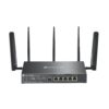 TP-Link Omada ER706WP-4G 4G+ Ac3000 Gigabit Wireless VPN Gateway / Router with 4 * PoE Ports - Supports 4G/LTE - 3Gbps Dual-Band WiFi - Centralized Management - All Gigabit Ports - Supports VLAN - Omada App