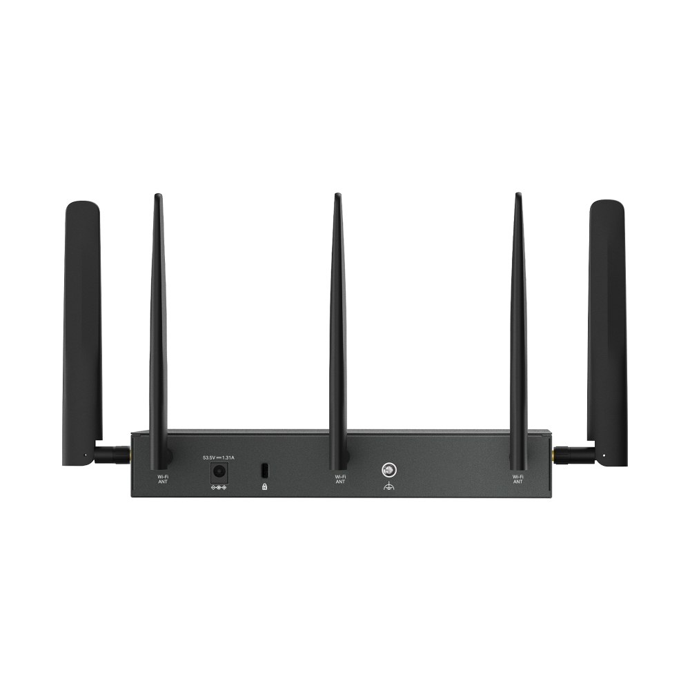 TP-Link Omada ER706WP-4G 4G+ Ac3000 Gigabit Wireless VPN Gateway / Router with 4 * PoE Ports - Supports 4G/LTE - 3Gbps Dual-Band WiFi - Centralized Management - All Gigabit Ports - Supports VLAN - Omada App