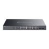 TP-Link Omada SG3428XMPP 24-Port Gigabit and 4-Port 10GE SFP+ L2+ Managed Network Switch with 16-Port PoE+ & 8-Port PoE++ Ports - 500w PoE Power - Centralized Management - Omada App